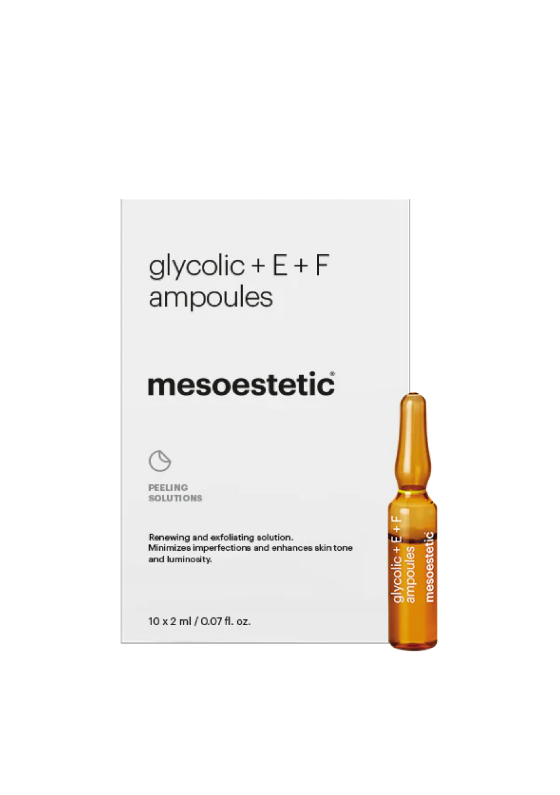 Mesoestetic Glycolic + E + F Ampoules